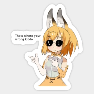 Serval Kiddo Sticker